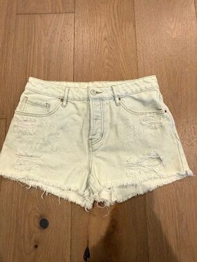PacSun midrise jean denim shorts size 27